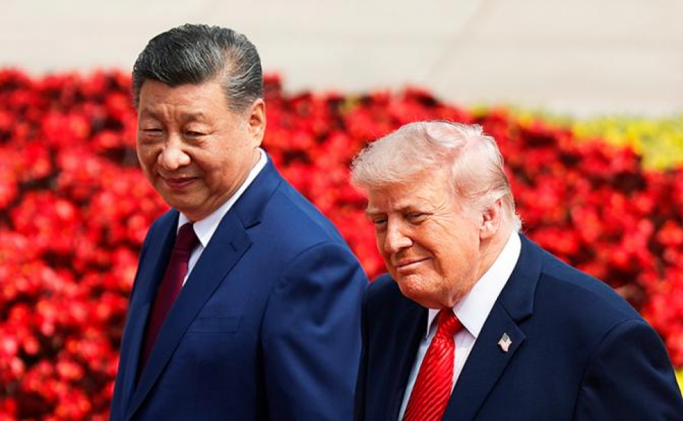 Великолепно. Трамп оценил переговоры с товарищем Си и начал готовиться к банкету На фото: председатель КНР Си Цзиньпин и президент СЩА Дональд Трамп (слева направо)